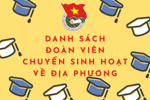 [DANH SÁCH ĐOÀN VIÊN CHUYỂN SINH HOẠT VỀ NƠI CƯ TRÚ NĂM HỌC 2023-2024]
