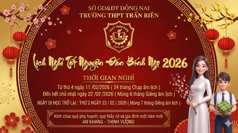 Thông báo lịch nghỉ tết nguyên đán Bính Ngọ 2026